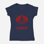 Cobra Classic-womens v-neck tee-Melonseta