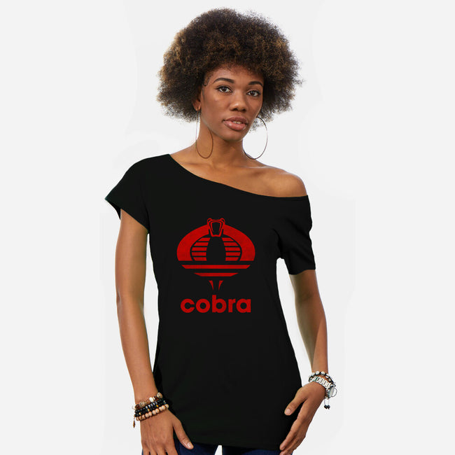 Cobra Classic-womens off shoulder tee-Melonseta