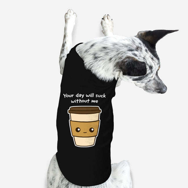 Coffee Addict-dog basic pet tank-dudey300