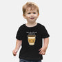 Coffee Addict-baby basic tee-dudey300
