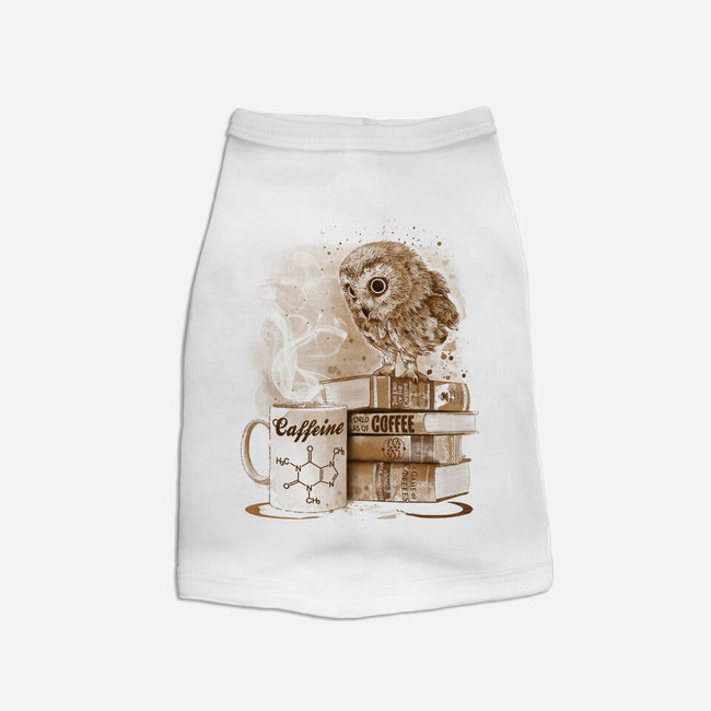 Coffee Obsessed-cat basic pet tank-DrMonekers