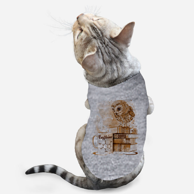 Coffee Obsessed-cat basic pet tank-DrMonekers