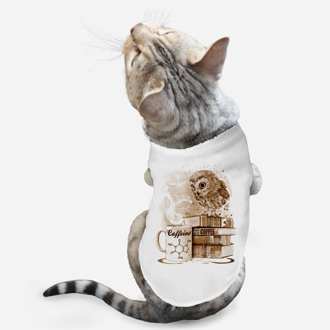 Coffee Obsessed-cat basic pet tank-DrMonekers