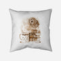 Coffee Obsessed-none removable cover w insert throw pillow-DrMonekers