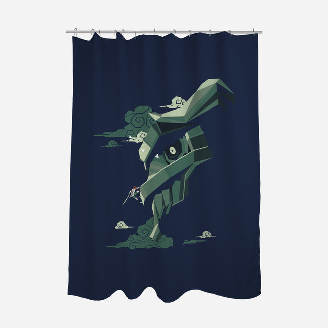 Colossus Adventure-none polyester shower curtain-Coconut_Design