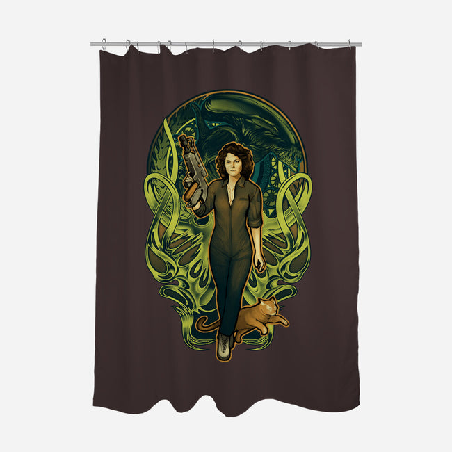 Come On, Cat-none polyester shower curtain-MeganLara
