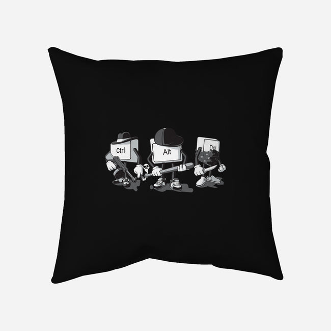 Computer Mafia-none removable cover w insert throw pillow-mekazoo