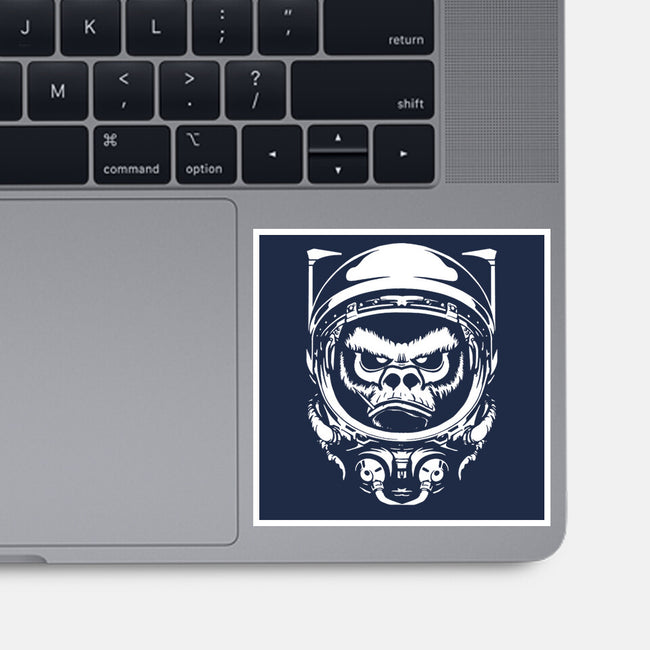 Cosmic Monkey-none glossy sticker-Immortalized