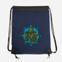 Cosmic Symbology-none drawstring bag-Letter_Q