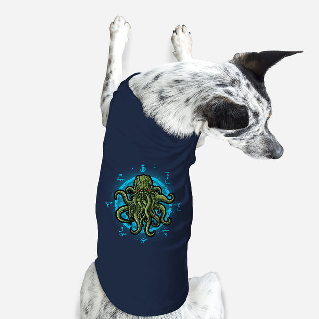 Cosmic Symbology-dog basic pet tank-Letter_Q