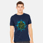 Cosmic Symbology-mens heavyweight tee-Letter_Q