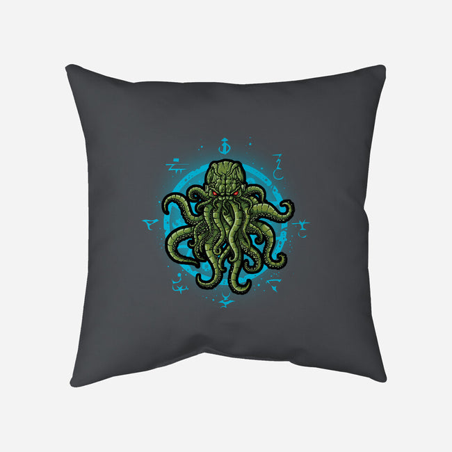 Cosmic Symbology-none removable cover w insert throw pillow-Letter_Q