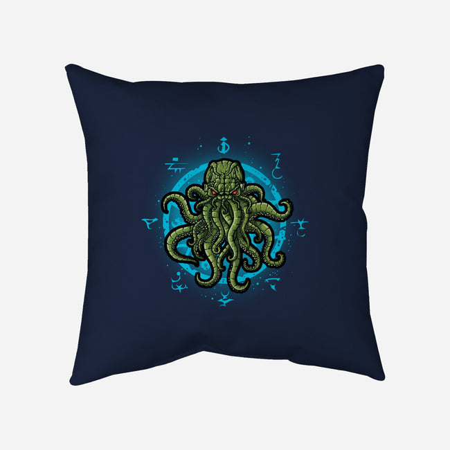 Cosmic Symbology-none removable cover w insert throw pillow-Letter_Q