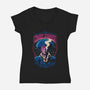 Cowboy Stardust-womens v-neck tee-ilustrata