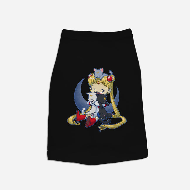 Crazy Moon Cat Lady-dog basic pet tank-DoOomcat