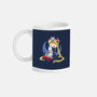 Crazy Moon Cat Lady-none glossy mug-DoOomcat