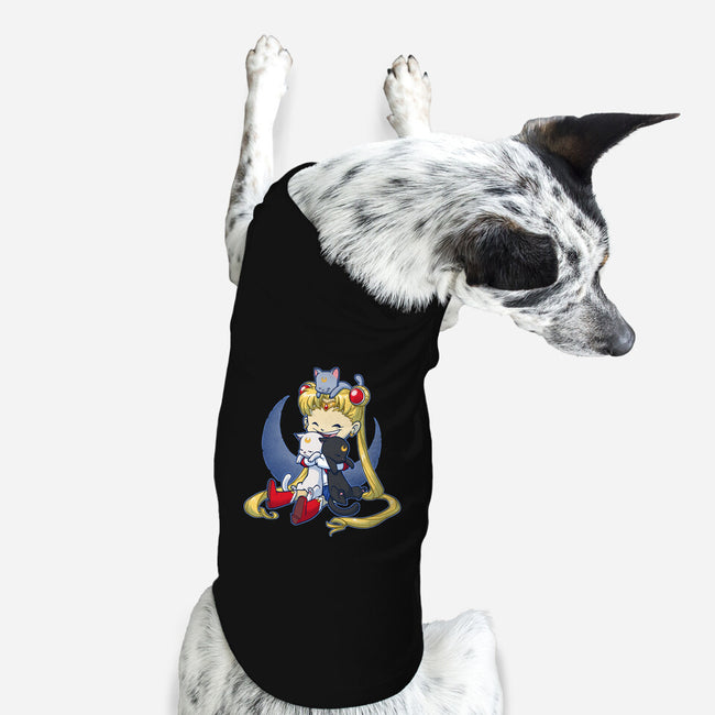 Crazy Moon Cat Lady-dog basic pet tank-DoOomcat