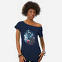 Creatures of the Night-womens off shoulder tee-ChocolateRaisinFury