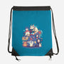 Creatures, Spirits & Friends-none drawstring bag-ilustrata
