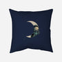 Crescent Moon-none removable cover w insert throw pillow-carbine