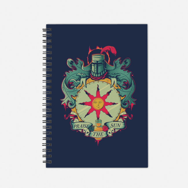 Crest of the Sun-none dot grid notebook-Typhoonic