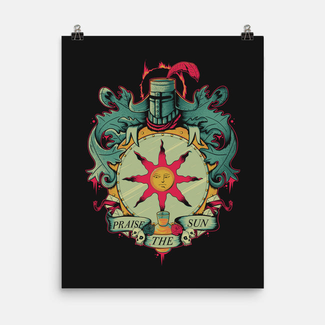 Crest of the Sun-none matte poster-Typhoonic