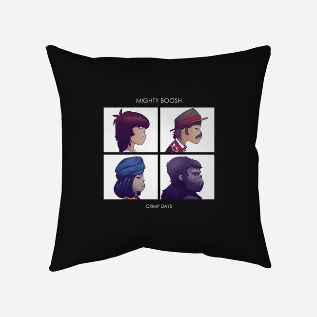 Crimp Days-none removable cover w insert throw pillow-KindaCreative