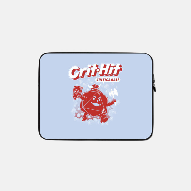 Crit-Hit-none zippered laptop sleeve-pigboom