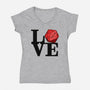 Critical Love-womens v-neck tee-shirox