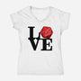 Critical Love-womens v-neck tee-shirox