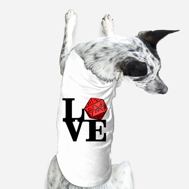 Critical Love-dog basic pet tank-shirox