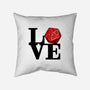 Critical Love-none non-removable cover w insert throw pillow-shirox