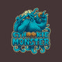 Cthookie Monster-none non-removable cover w insert throw pillow-BeastPop
