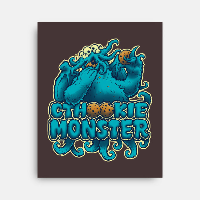 Cthookie Monster-none stretched canvas-BeastPop