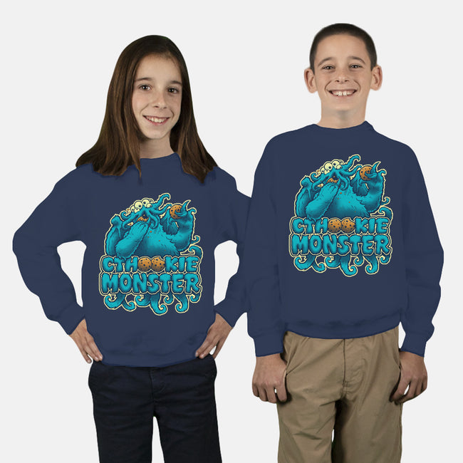 Cthookie Monster-youth crew neck sweatshirt-BeastPop