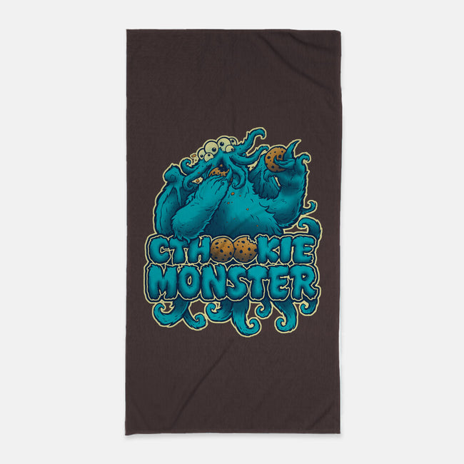 Cthookie Monster-none beach towel-BeastPop