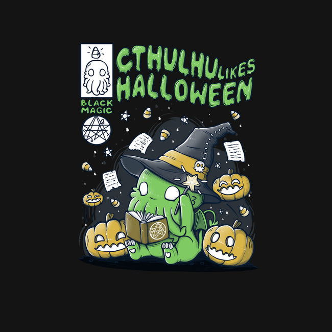 Cthulhu Likes Halloween-womens off shoulder sweatshirt-xMorfina