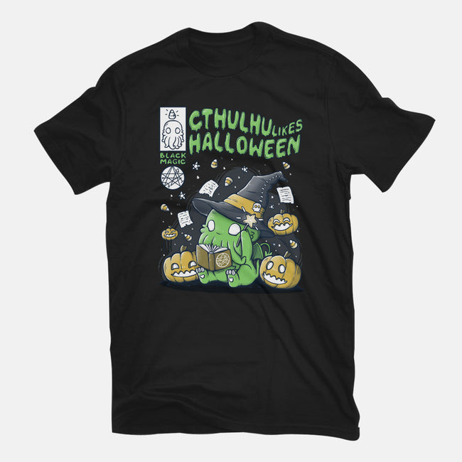 Cthulhu Likes Halloween-mens heavyweight tee-xMorfina