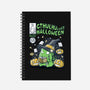 Cthulhu Likes Halloween-none dot grid notebook-xMorfina