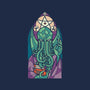 Cthulhu's Church-none removable cover w insert throw pillow-spike00