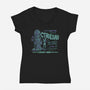 Cthuluau-Moonlight Variant-womens v-neck tee-heartjack