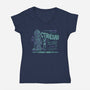 Cthuluau-Moonlight Variant-womens v-neck tee-heartjack