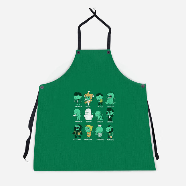 Cthul-Who?-unisex kitchen apron-queenmob