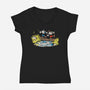 Cup and Mug-womens v-neck tee-rustenico