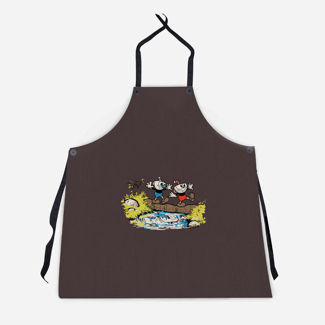 Cup and Mug-unisex kitchen apron-rustenico