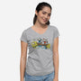 Cup and Mug-womens v-neck tee-rustenico