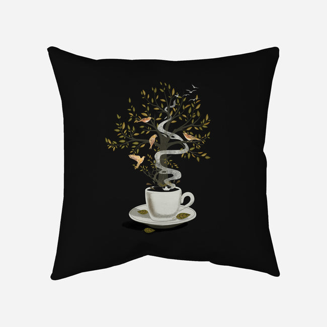 Cup of Dreams-none non-removable cover w insert throw pillow-dandingeroz
