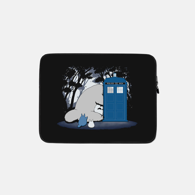 Curious Forest Spirits-none zippered laptop sleeve-pigboom