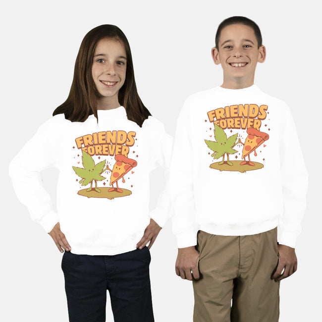Cute Friends-youth crew neck sweatshirt-ilustrata