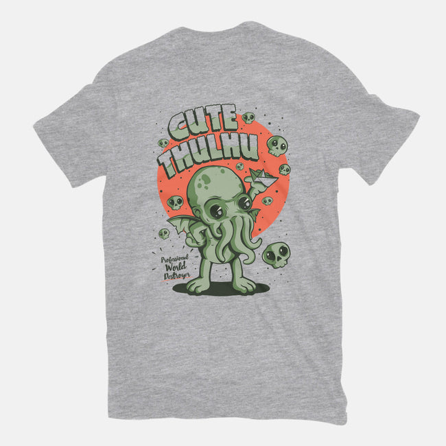 Cutethulhu-unisex basic tee-ilustrata